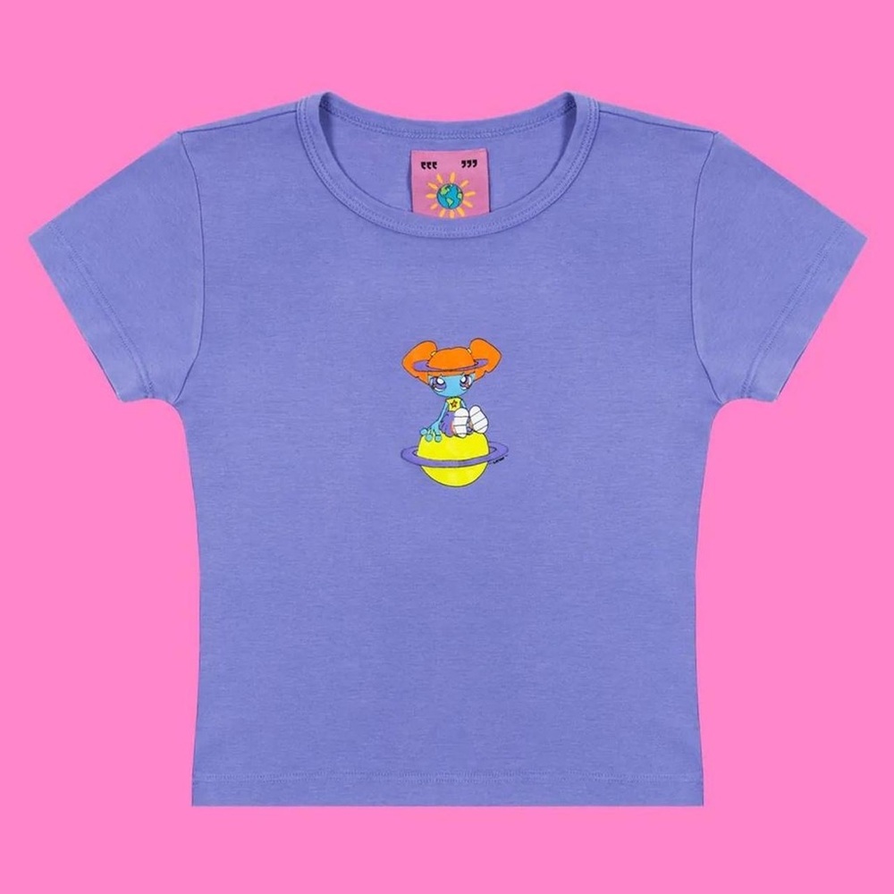 UNIF purple alien t-shirt
